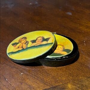 Vintage Angel Trinket Box